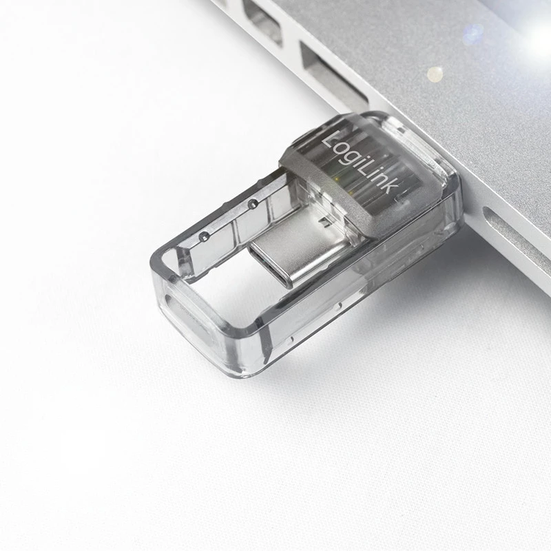 LogiLink BT0054 Bluetooth 5.0 EDR -USB-sovitin, USB-A/USB-C