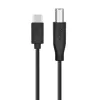USB A - USB B -kaapeli TB 1,8 m — musta, tulostimelle