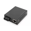 Digitus Gigabit PoE -mediakonvertteri, RJ45 / SC, SM, PSE