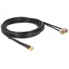 Koaksiaalikaapeli DeLOCK 89467 RG-58 5 m 2x N-uros 2x SMA-uros musta