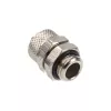 Suora liitin G1/4 tuuma 10/8 mm - kiiltävä hopea