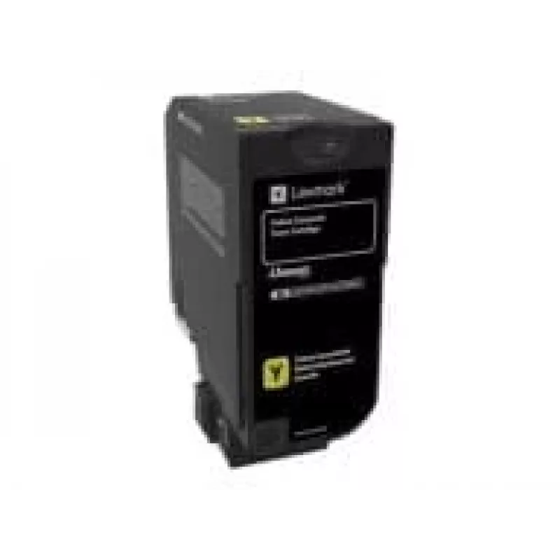 Lexmark 74C20YE Corporate-värikasetti malleihin CS720/CS725/CX725, keltainen, 3000 sivua