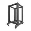 Lanberg Open Rack 19 18u 600x800 musta Lanberg