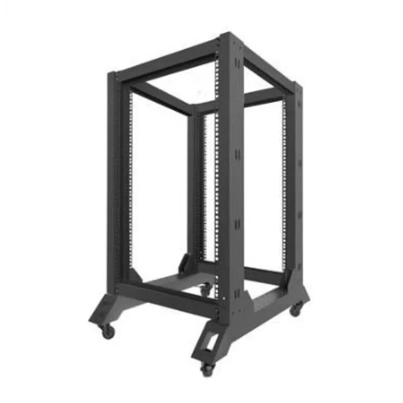 Lanberg Open Rack 19 18u 600x800 musta Lanberg