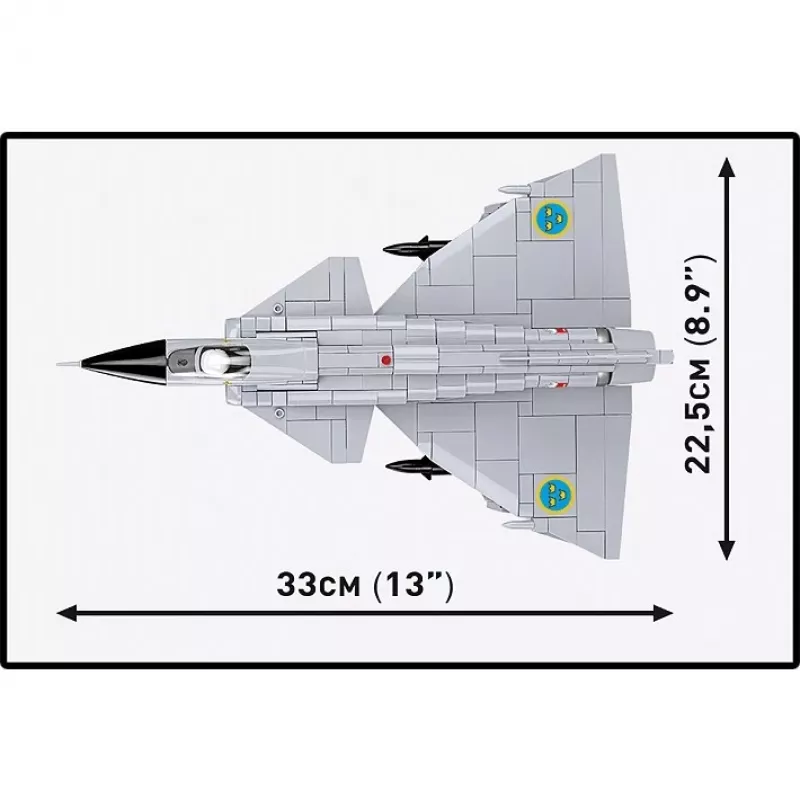 Cobi Blocks Saab AJ 37 Viggen 881 kpl rakennussarja