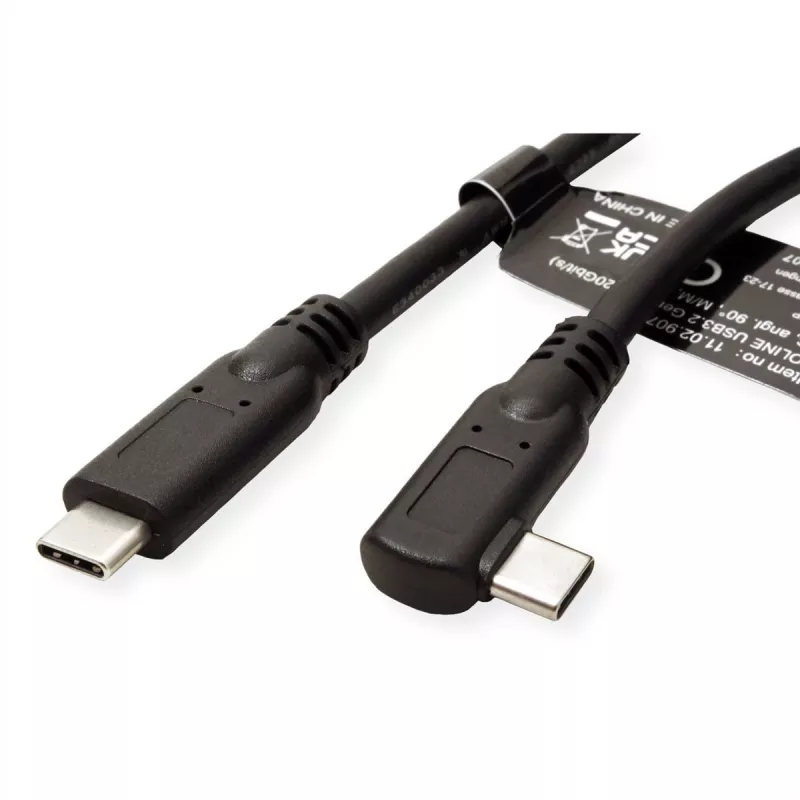 Secomp 11.02.9075 USB-kaapeli 1 m USB 3.2 Gen 2 (3.1 Gen 2) USB C musta (11.02.9075)