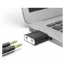 Vention USB-ulkoinen äänikortti musta metalli Type