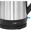 vedenkeitin Clatronic 1,5 L 2200 W musta ruostumaton teräs