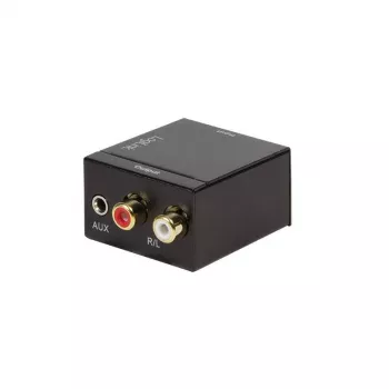 LogiLink CA0101 Toslink / RCA / 3,5 mm -audioadapteri musta