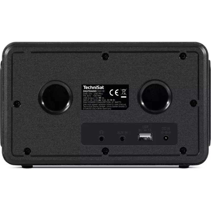 Henkilökohtainen radio TechniSat DigitRadio 550 IR Digital DAB+ FM 100W