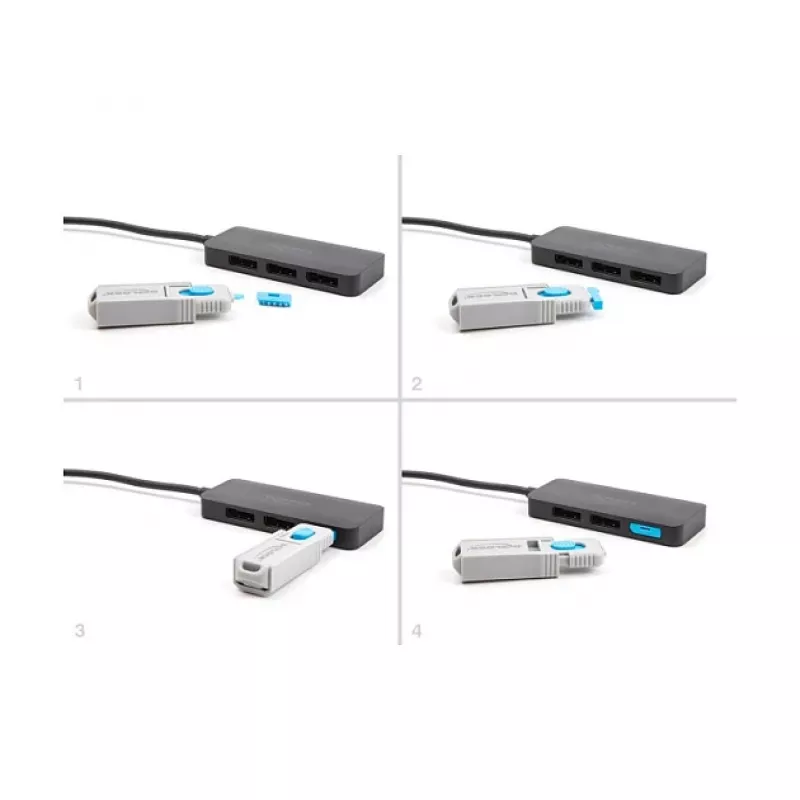 Portblocker DeLOCK 20927 DisplayPort 4 kpl + lukitustyökalu