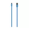 Tellur TLL155011 USB-kaapeli 1 m USB A Micro-USB A sininen