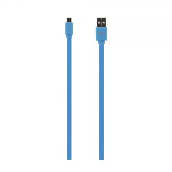 Tellur TLL155011 USB-kaapeli 1 m USB A Micro-USB A sininen