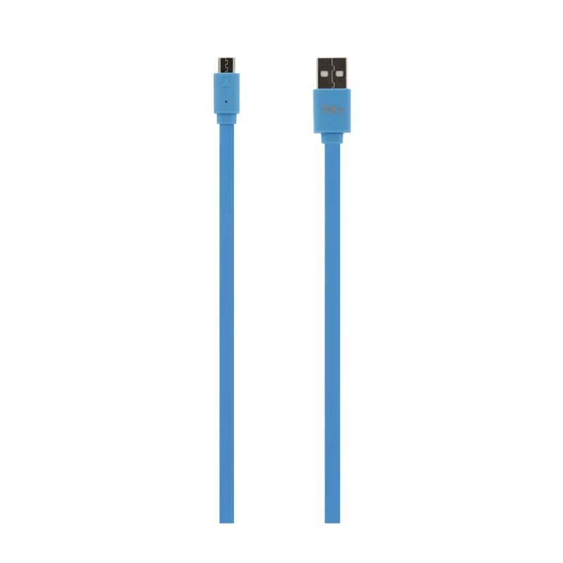 Tellur TLL155011 USB-kaapeli 1 m USB A Micro-USB A sininen