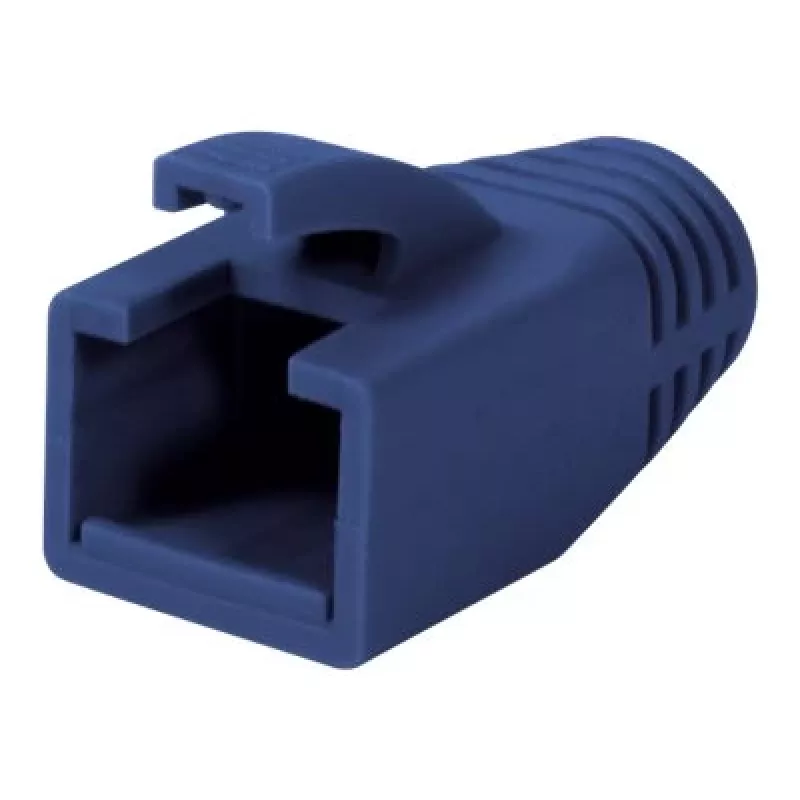 Logilink | RJ45-liittimen vedonpoistoholkki, 8,0 mm (50 kpl) | MP0035B | sininen