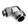 Alphacool Eiszapfen 13mm HardTube -ruuviliitin 90° kääntyvä G1/4 - kulmaliitin nestekierrätysjärjestelmään - kromi