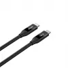USB-C-kaapeli Unitek C14100ABK01-2M – 2 m, 100 W Power Delivery, 40 Gbit/s tiedonsiirto