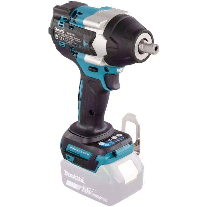 Makita DTW701Z akkuiskuruuvinväännin 2700 kierr./min musta, sininen