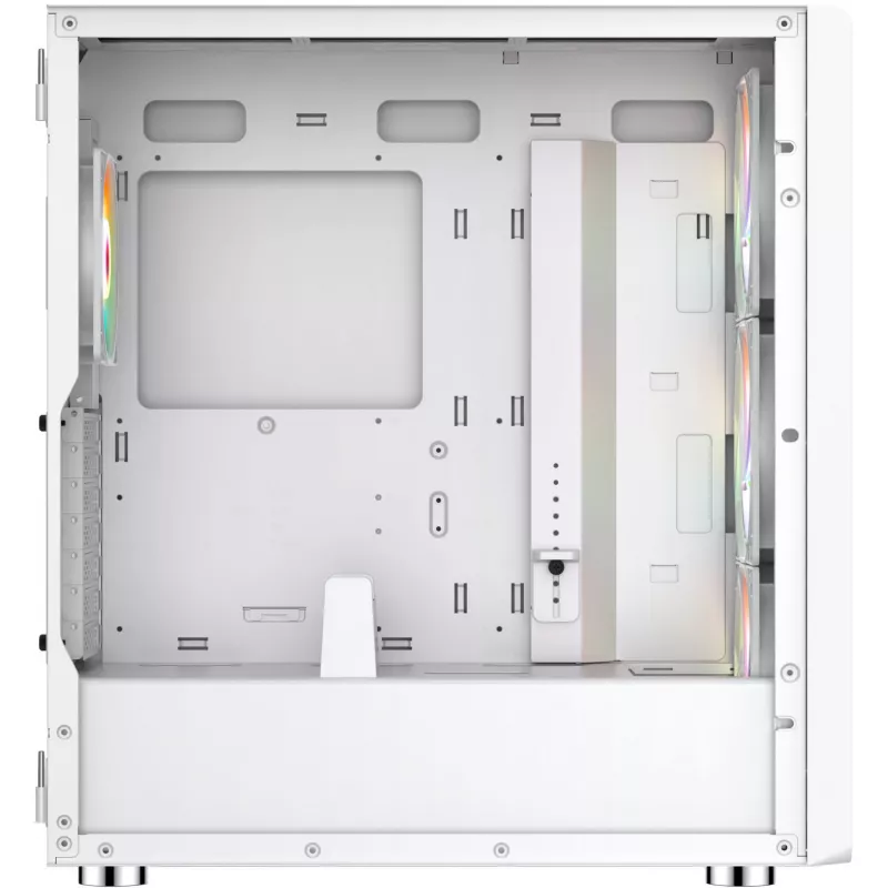 PC-kotelo Silentware Air 100 White — Mid-Tower ATX-yhteensopiva, valkoinen pinta