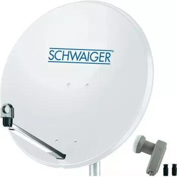 Satelliittilautanen SCHWAIGER SPI9960SET2 80 cm Twin-LNB:llä 2 käyttäjälle