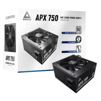 Montech APX750 virtalähde 750 W 20+4-pin ATX ATX musta