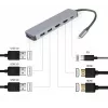 Gembird A-CM-COMBO3-03 USB Type-C 3-in-1-moniporttiadapteri (keskitin + HDMI + PD)