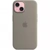 Silikonikotelo MagSafe-yhteensopiva iPhone 15 – clay