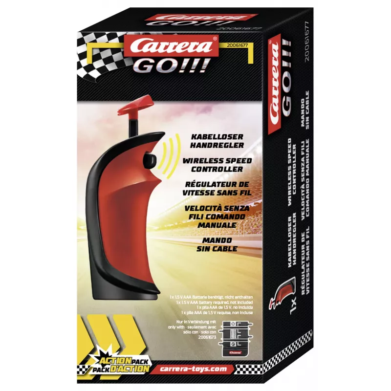 Johdollinen/johdoton käsiohjain CARRERA 20061677 Carrera GO!!! -slotcar-kilpailuihin
