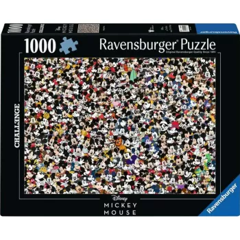 Palapeli Ravensburger 12000529 — 1000 palaa, Mikki Hiiri -piirrokset, 700×500 mm, yli 14-vuotiaille