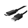 USB-A–USB-C-kaapeli LANBERG CA-USBO-20CU-0018-BK — USB 2.0, 1,8 m, musta
