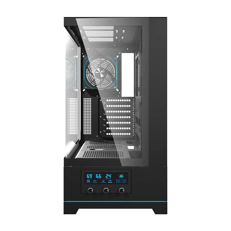 Darkflash DY451 PRO tietokonekotelo, ATX, musta