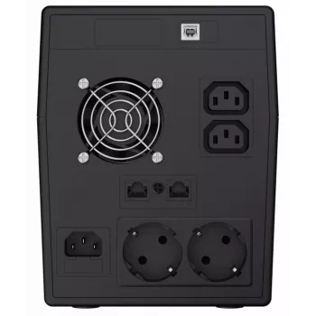 Keskeytymätön virransyöttö Green Cell UPS09 — Line-Interactive 3 kVA / 1400 W, 230 V, LCD, tornimalli, 5x tyypin F pistorasiaa