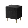 Yöpöytäsarja 2 kpl cama meble JUNGLE — 53,5×40,5×44 cm, musta matta MDF/lastulevy, kultaiset jalat