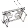 Mini-bench table -kotelo Streacom BC1 Mini V2 hopea — kompakti open-frame-kehys