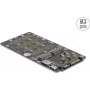 DELOCK M.2 Key M NVMe SSD → OCuLink SFF-8612 -muunninadapteri (malli 64294)