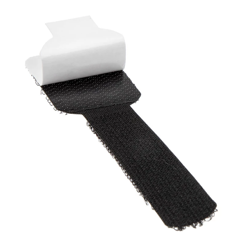 LABEL THE CABLE PRO seinätarrakiinnike, 50 kpl sarja - musta