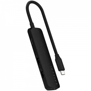 Satechi ST-P4SK USB-keskitin USB Type-C 10000 Mbit/s musta