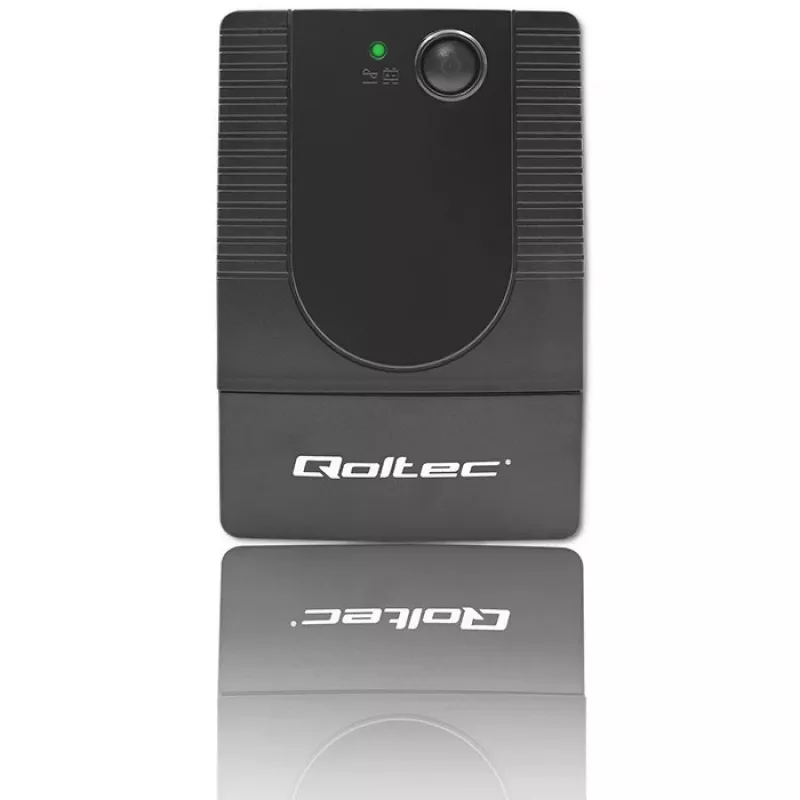 Qoltec 53774 UPS (keskeytymätön virransyöttö) Line-Interactive 1 kVA 600 W 1 AC-lähtö