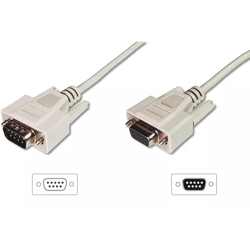 Sarjakaapeli ASSMANN Electronic D-Sub9 2,0 m