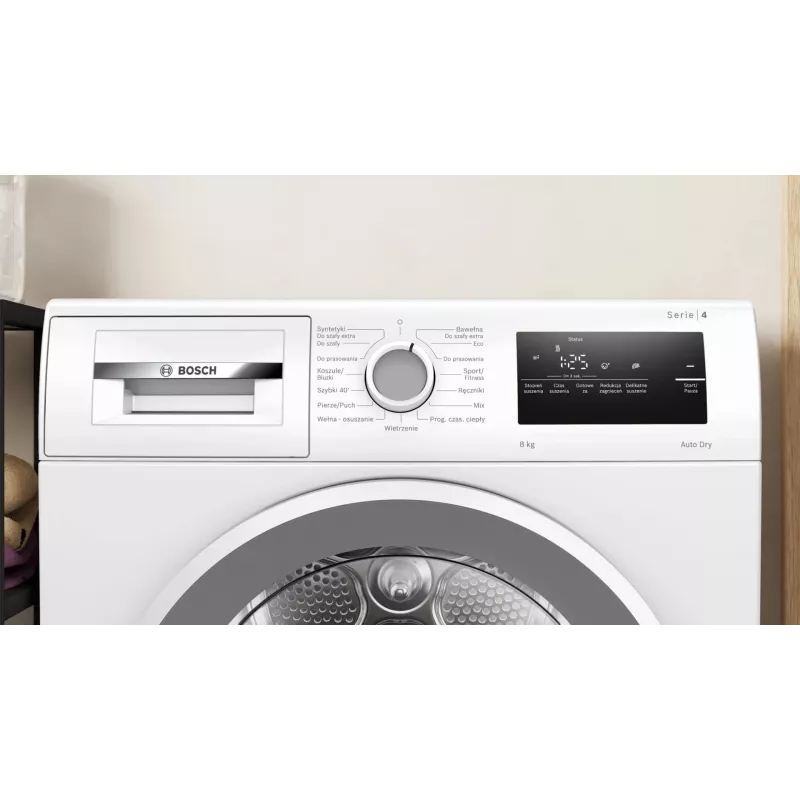 Bosch WTH86277PL lämpöpumppukuivausrumpu 8 kg valkoinen