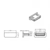 Liittimen suojakansi HDMI mini-C DeLOCK 64028