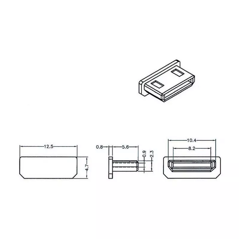 Liittimen suojakansi HDMI mini-C DeLOCK 64028