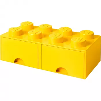 LEGO säilytyslaatikko pala 8 — keltainen (malli 40061732) säilytyslaatikko paloille ja pienosille