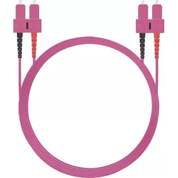 Kuitupatchkaapeli helos 50/125µm OM4 SC-SC Duplex 0,5 m