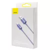 Baseus Crystal Shine -kaapeli USB–Lightning, 2,4A, 2m (violetti)