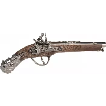Metal Pirate Pistol Gonher malli 239863 – metalli-leikkikalupistooli