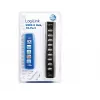 LogiLink UA0096 USB-keskitin 480 Mbit/s musta