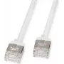 ROLINE U/FTP patch-kaapeli Kat.6A erittäin lyhyt RJ45 valkoinen 2m - verkko - FTP (21.15.4572)