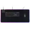 Deltaco GAM-092 - musta - yksivärinen - neopreeni - USB - pelihiirimatto