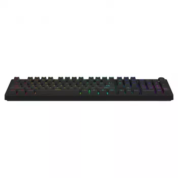Mekaaninen pelinäppäimistö SAVIO STYX Outemu Blue Hot-Swap RGB USB QWERTY US International musta 104 näppäintä Full-Size